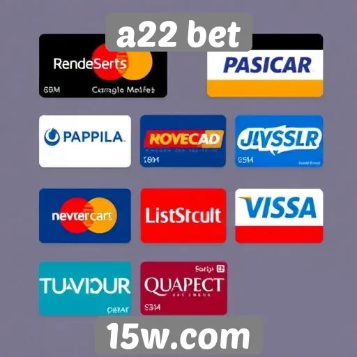 Métodos de pagamento disponíveis no a22 bet